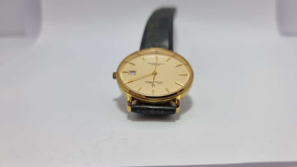Louis Anders gold plated quartz watch (for parts/repair)