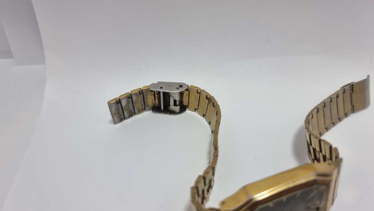 Pulsar tank watch black dial (for parts/repair)