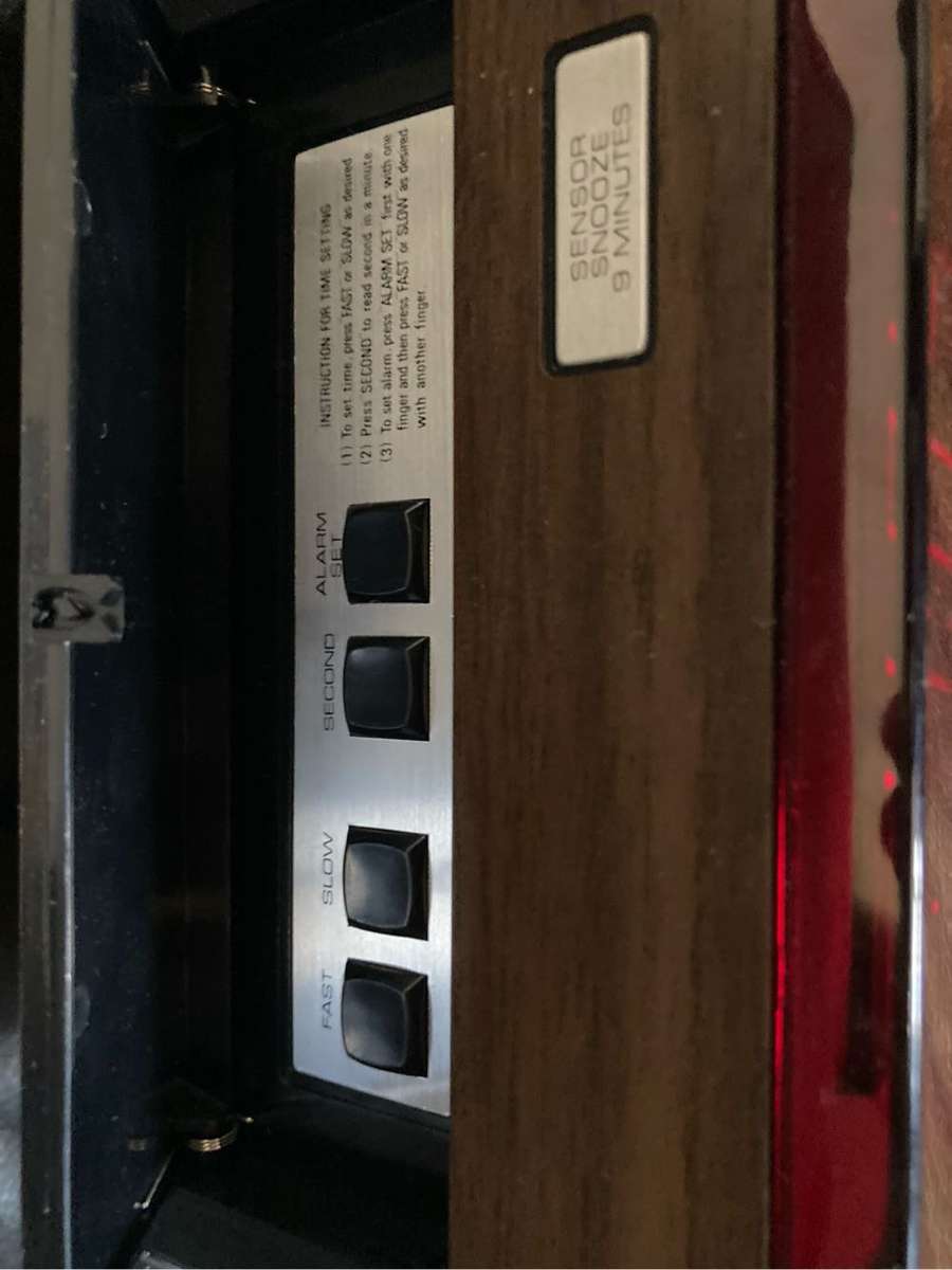 Vintage Electronic Alarm Clock new old stock Equity Hong Kong