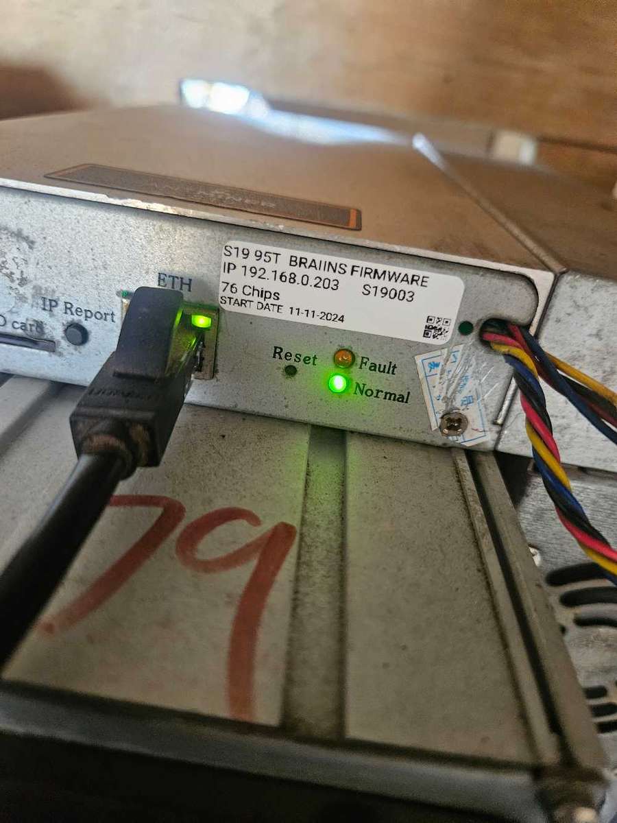 Antminer S19 95T used