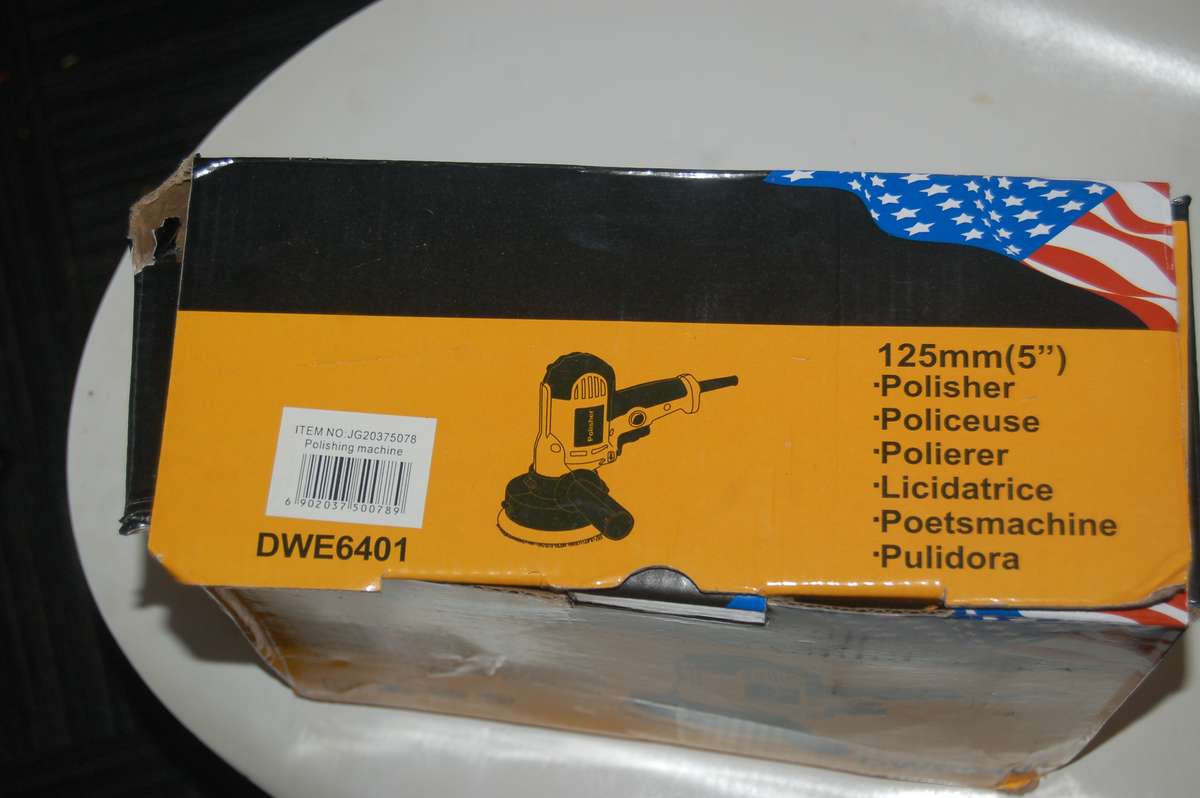 JAIGENG MODEL DWE6401 VEHICLE/OTHER METAL OR FIBERGLASS POLISHER