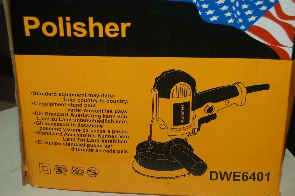 JAIGENG MODEL DWE6401 VEHICLE/OTHER METAL OR FIBERGLASS POLISHER