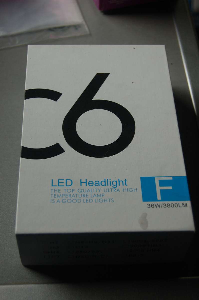 C6 LED HEADLIGHT PAIR (F) 36W 3500 LM