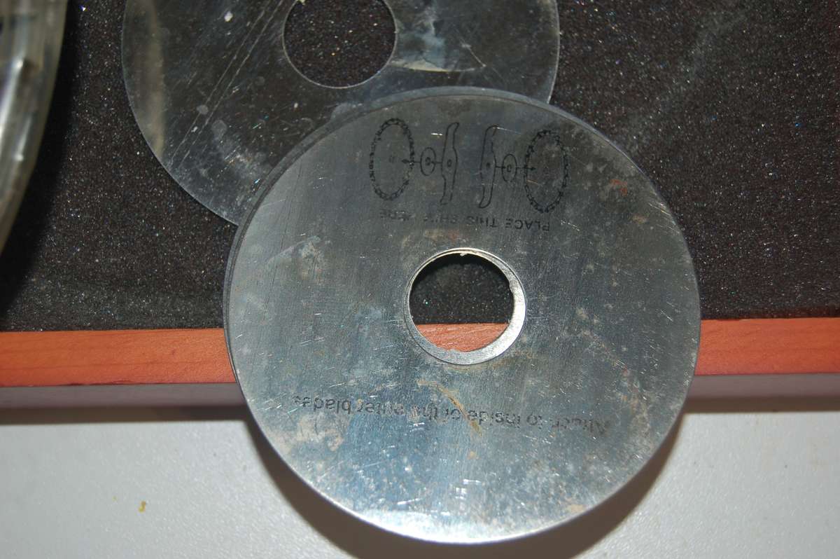 WOODWORKER MASTERCRAFT 200MM DADO SET IN CASE AS NEW