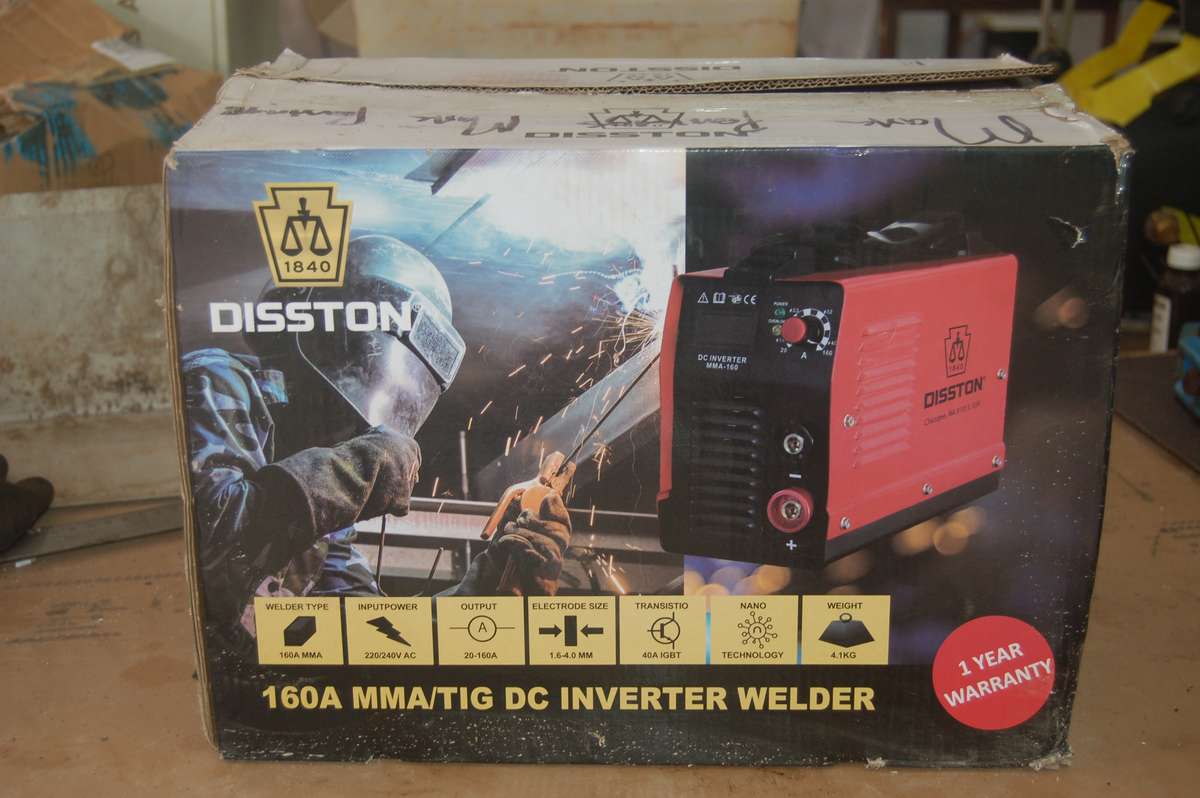 DISSTON 160AMP MMA/TIG DC INVERTER WELDER NEW WITH ACCESSORIES