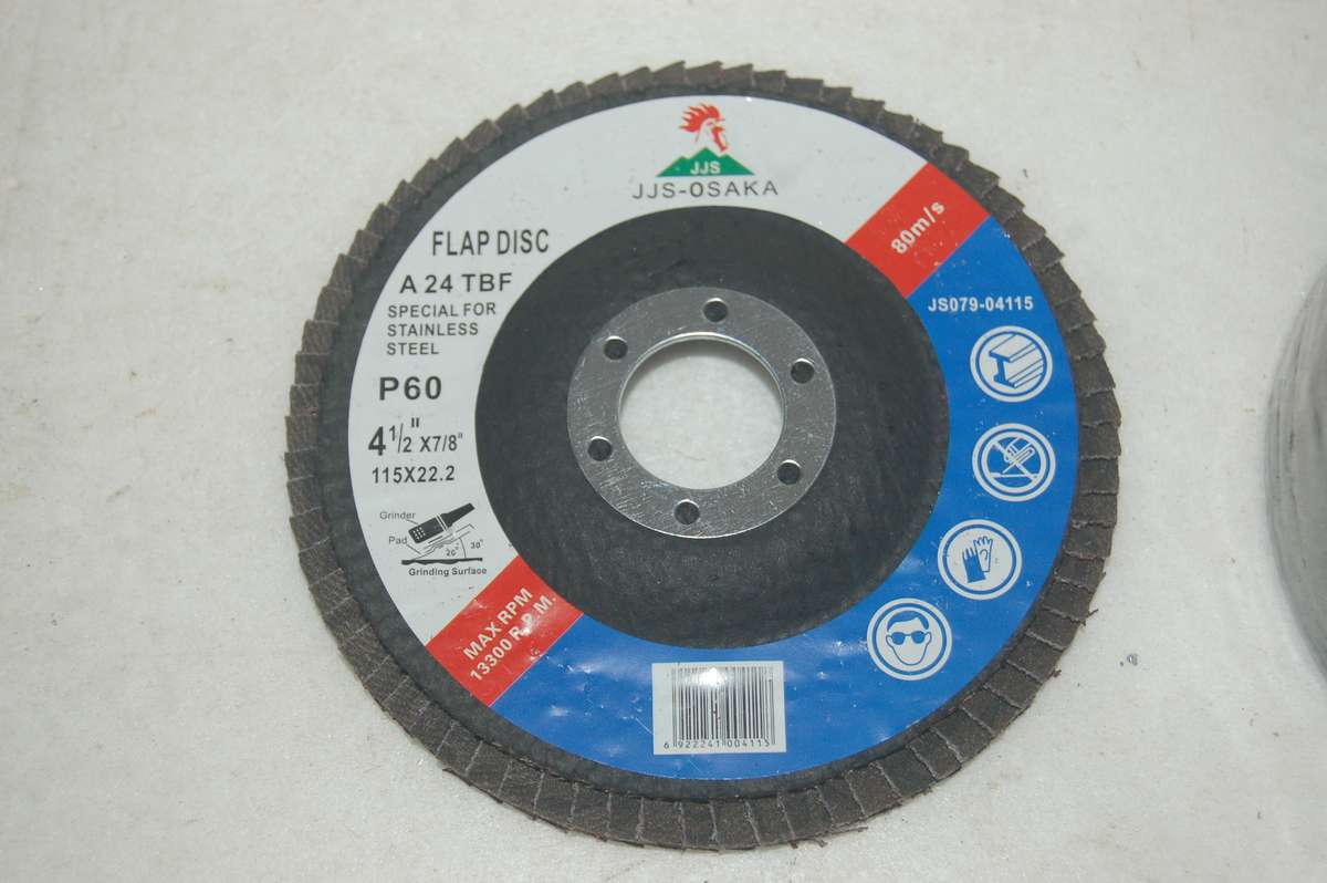 115MM ANGLE GRINDING FLAPPER BLADE FOR SMOOTHING WELDS AND CLEANING METAL