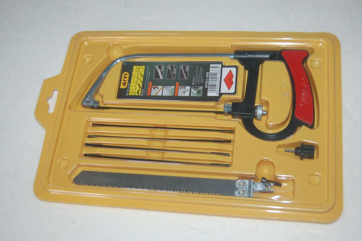 AYIA HOBBY AND CRAFT SAW WITH ASSORTED BLADES FOR HOME USE (BID PER PACK)