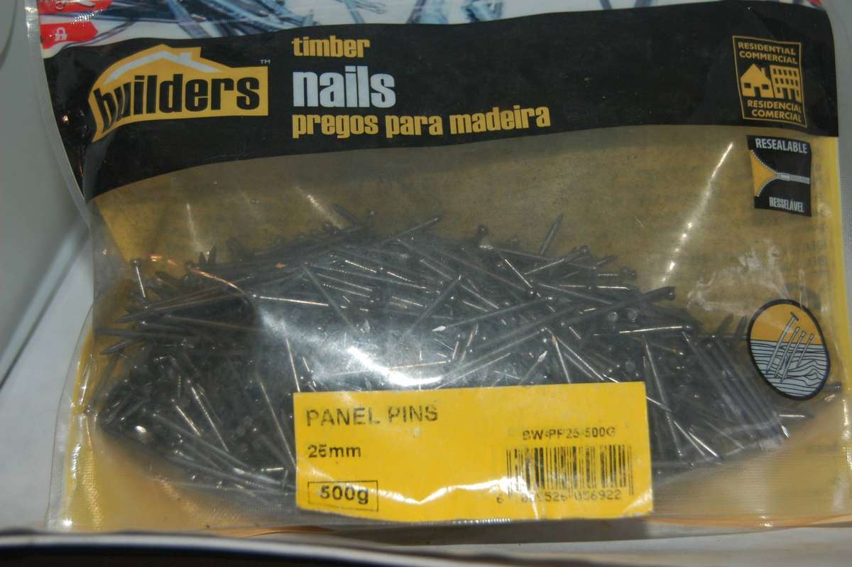 PANEL PINS (1.6 MM X 25 MM) QTY-500 GRM