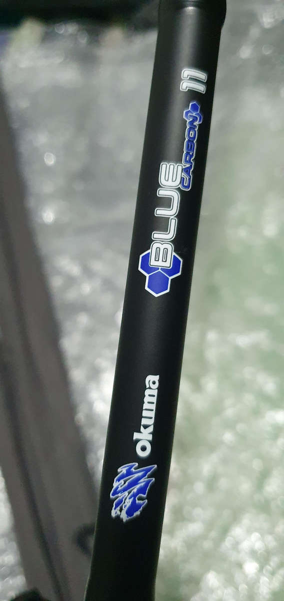 Okuma blue carbon +okuma wave power + assassin rod