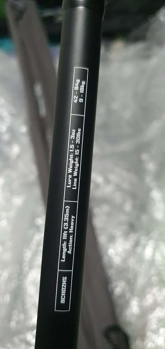 Okuma blue carbon +okuma wave power + assassin rod