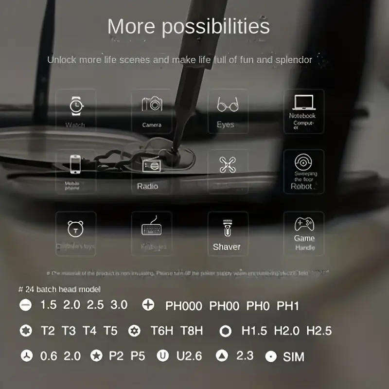 25-in-1 Precision Screwdriver Set for Mobile Phones and Tablets