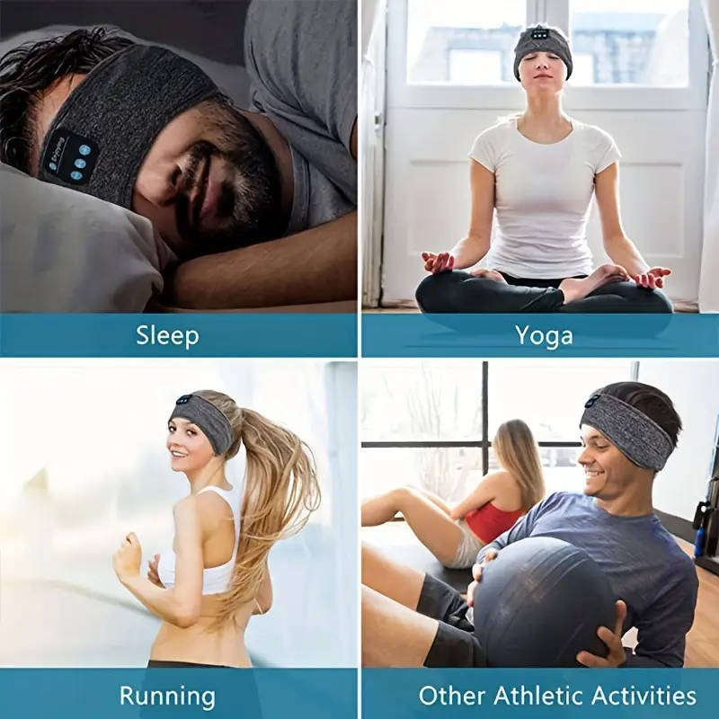 Comfort Fit Wireless Sleep Band  HD Stereo for Bed & Workout