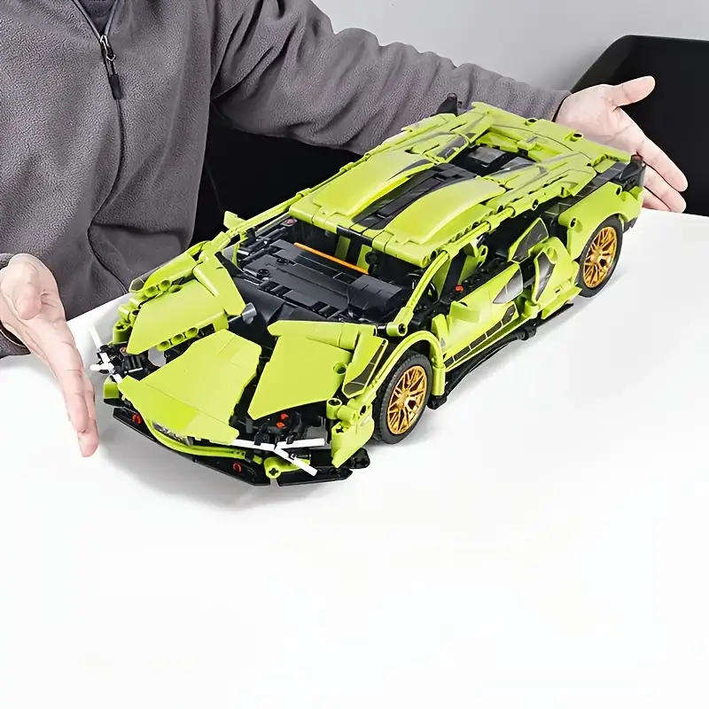 Racing Car Building Set  1860 Pieces | DIY Blocks for Ages 14+