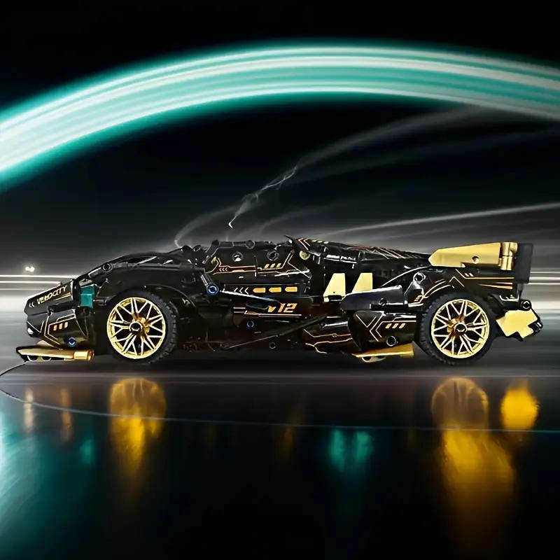 Racing Car Building Set  3000+/- Pieces | DIY Blocks for Ages 14+