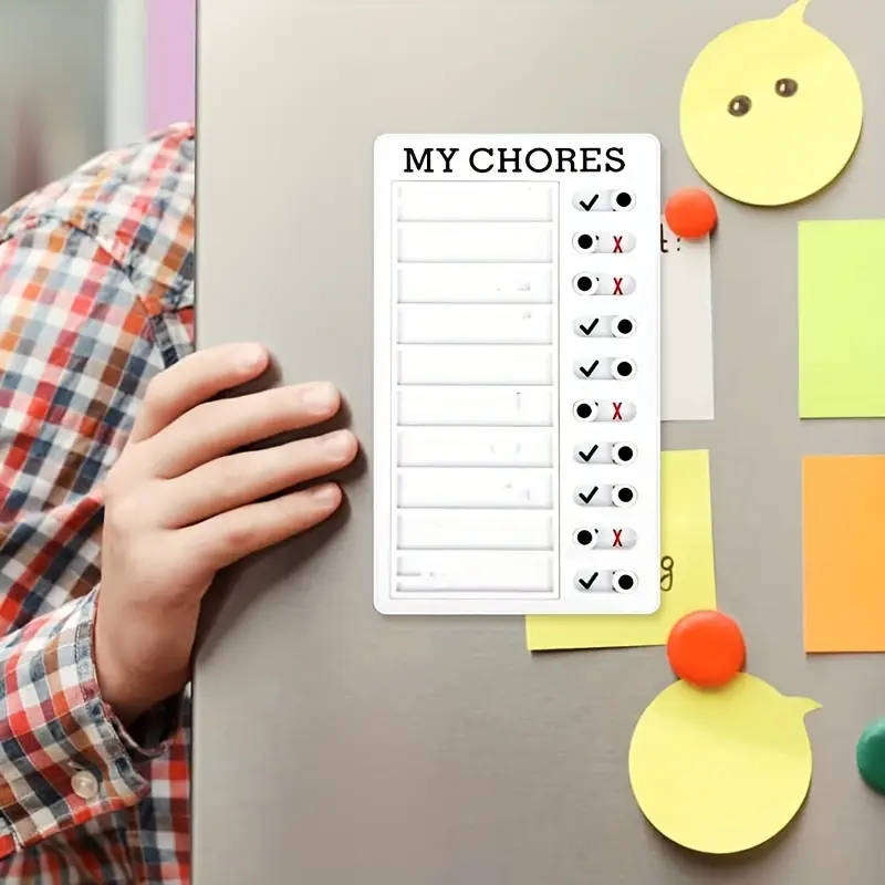 Chore & To-Do List Board  Reusable Adult Task Chart and RV Checklist