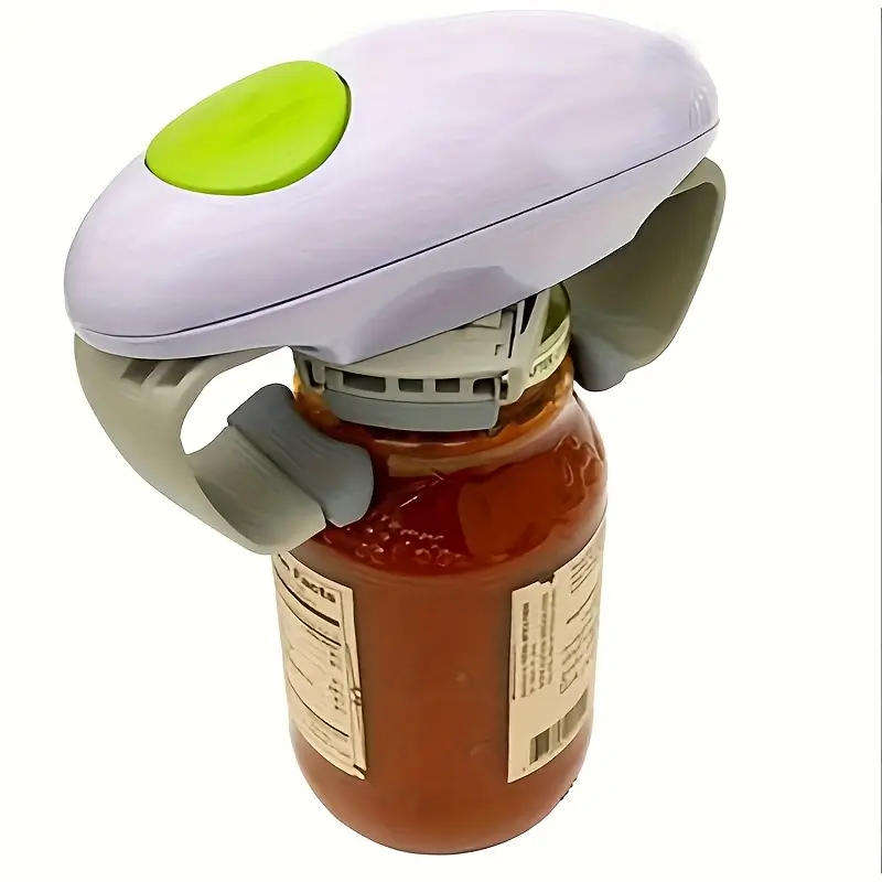 One-Touch Jar Opener  Easy Grip Power Tool for Weak or Arthritic Hands