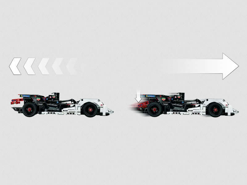 LEGO® Technic Formula E® Porsche 99X Electric 42137-  Pull Back Model