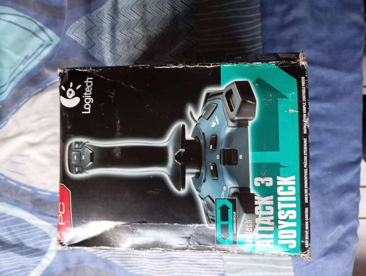 Logitech Attack 3 PC Flight Joystick  USB | Tested & Working