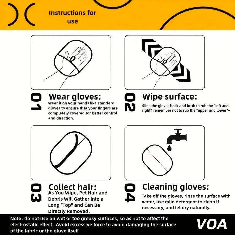 Pawfect Groomer Hair Remover Glove