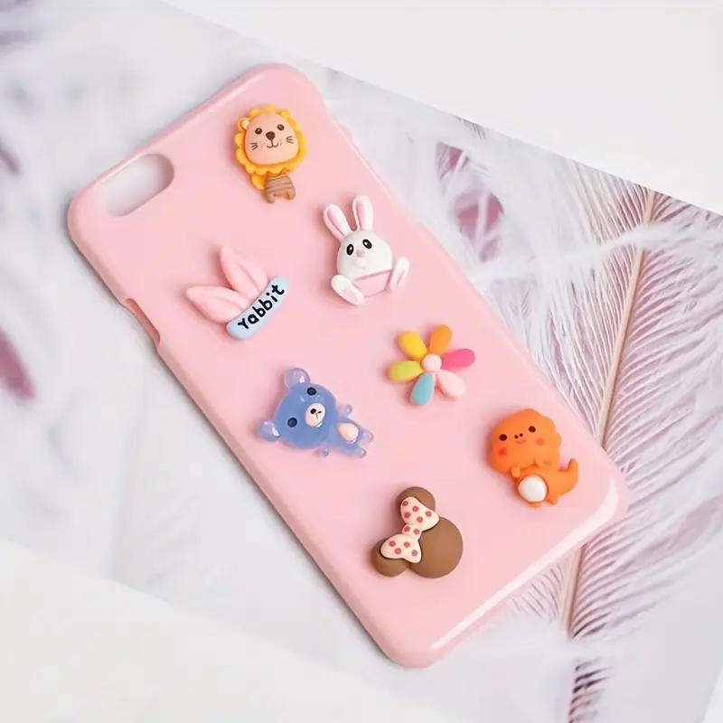 10PC Mixed 3D Self-Adhesive Phone Decoration Stickers