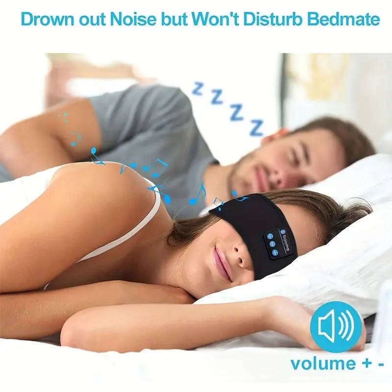 Comfort Fit Wireless Sleep Band  HD Stereo for Bed & Workout
