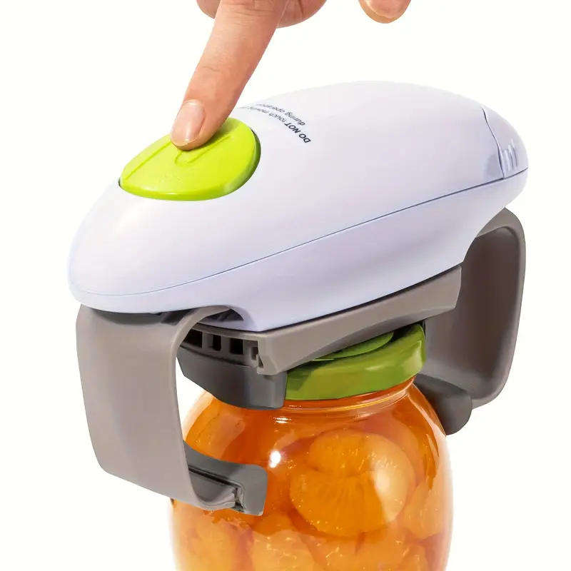 One-Touch Jar Opener  Easy Grip Power Tool for Weak or Arthritic Hands