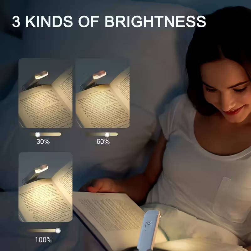 FlexiGlow Mini USB Rechargeable Reading Light  Bright, Bendable & Perfect for Night Reading!
