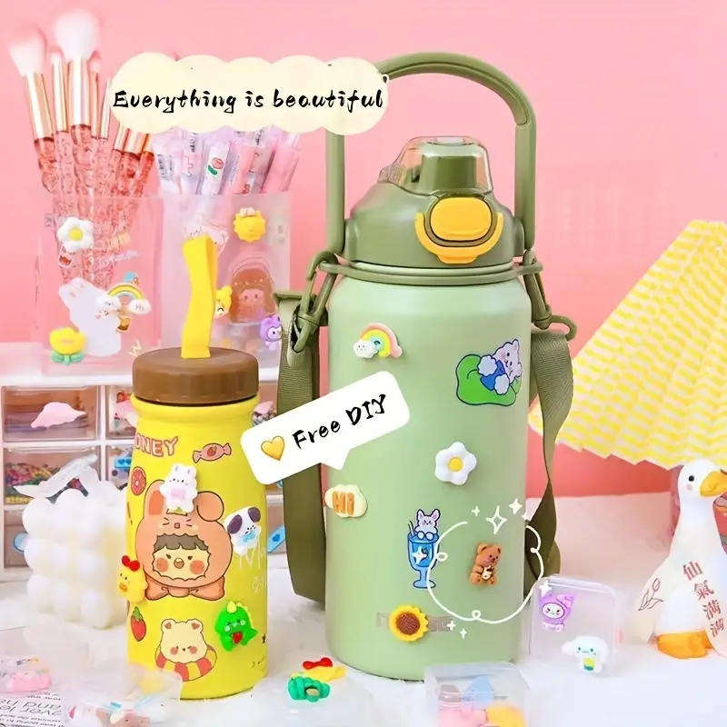 10PC Mixed 3D Self-Adhesive Phone Decoration Stickers