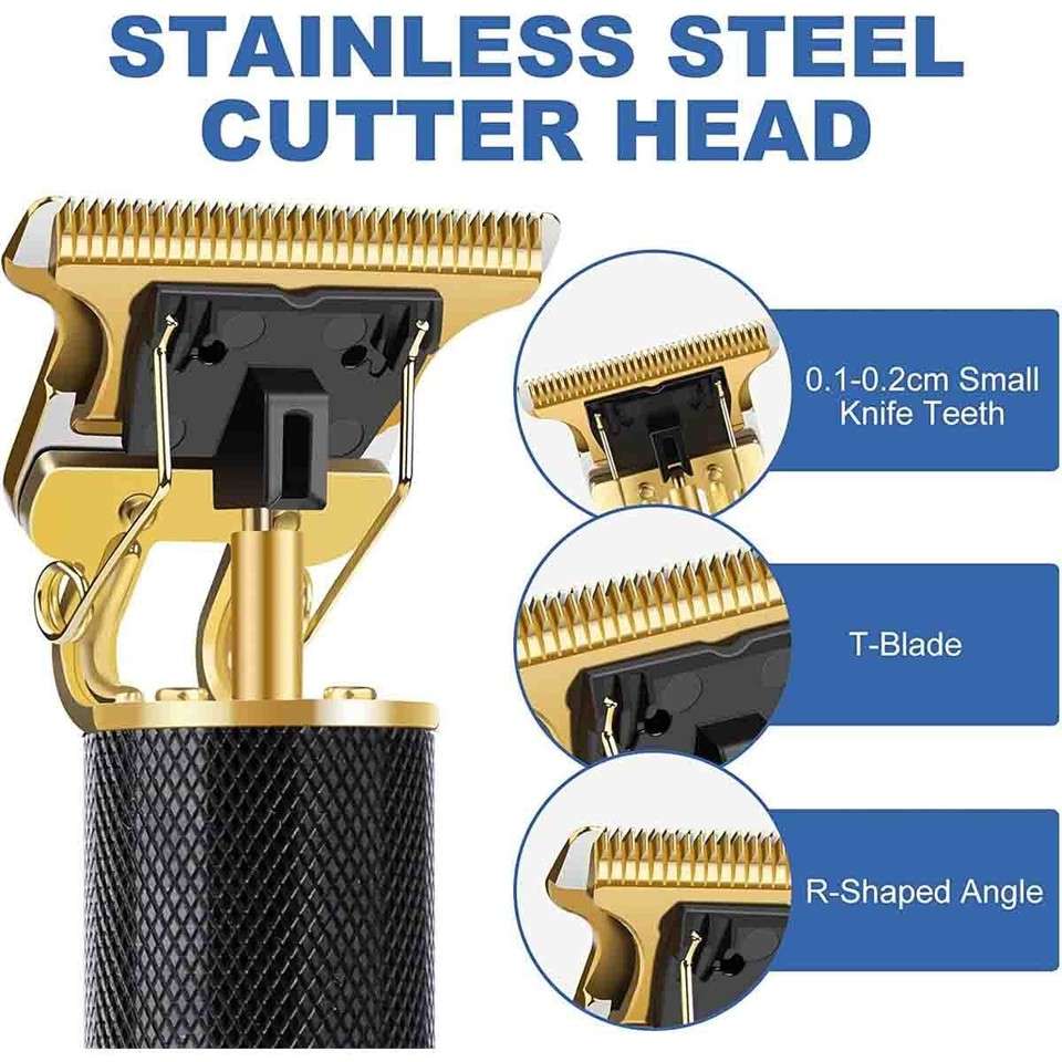 Electrical Professional Vintage T9 Wireless Hair Clipper & Beard Trimmer