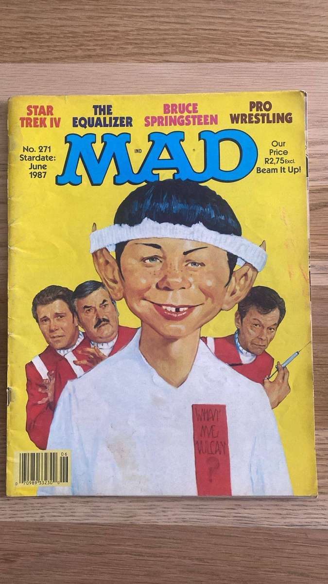 Vintage MAD Magazine 271 June 1987
