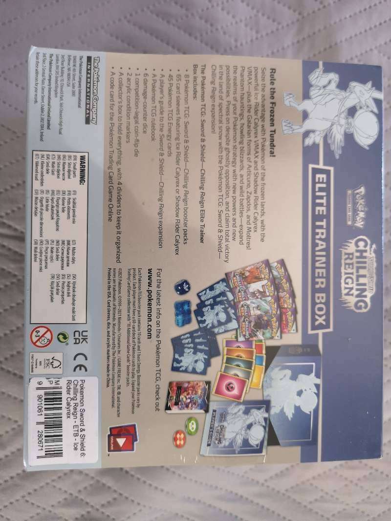 Pokemon chilling reign ETB - sealed