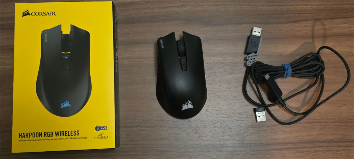 (Used) Corsair Harpoon RGB Wireless Gaming Mouse (Bluetooth & 2.4Ghz)