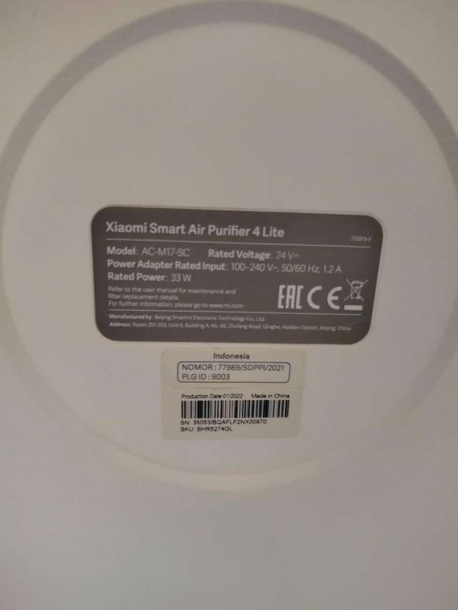 Xiaomi 4 Lite Smart Air Purifier