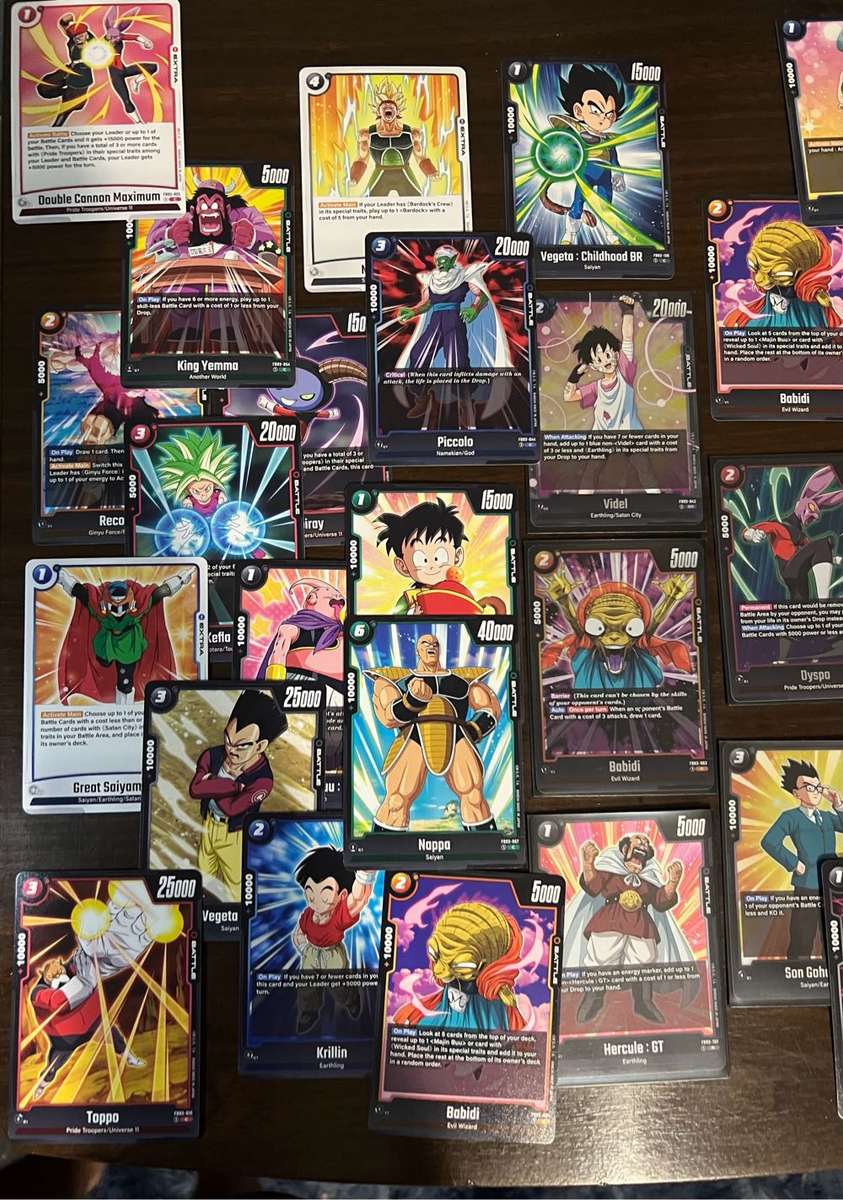 Dragon Ball Z Trading Cards Bundle