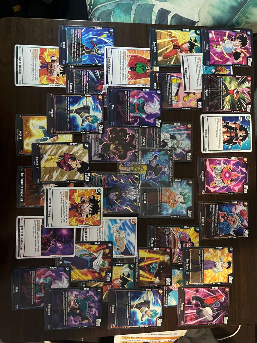 Dragon Ball Z Trading card bundle