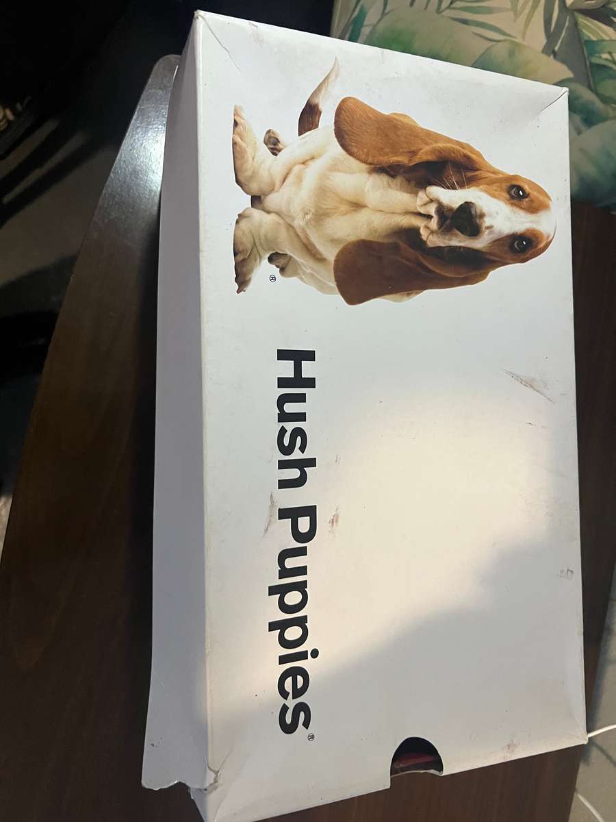 Hush Puppies Black Leather shoes