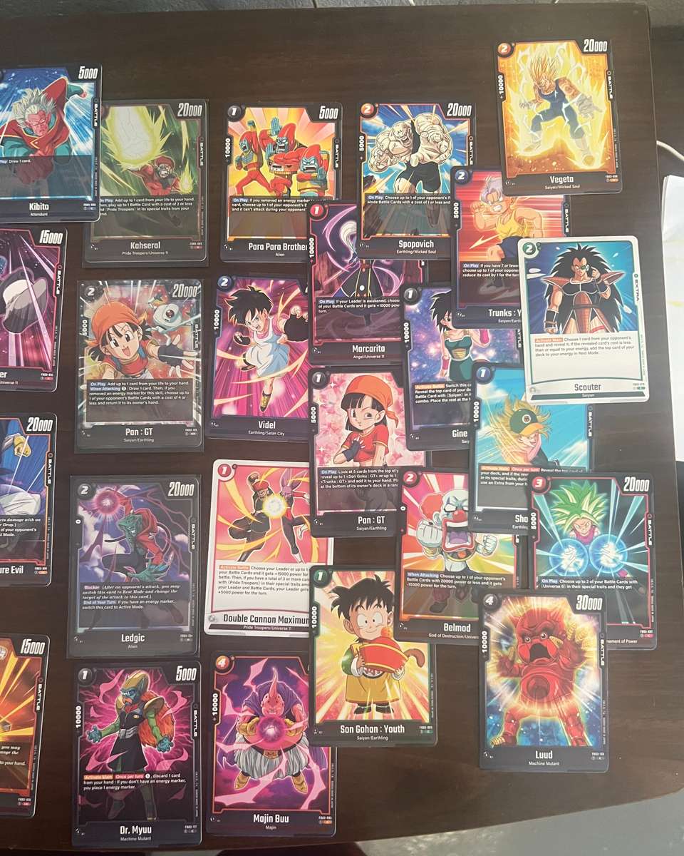 Dragon Ball Z Trading Card Bundle