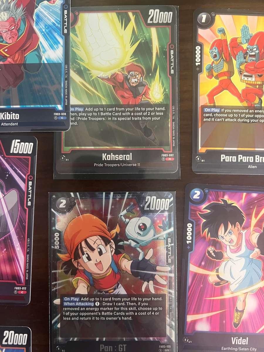 Dragon Ball Z Trading Card Bundle