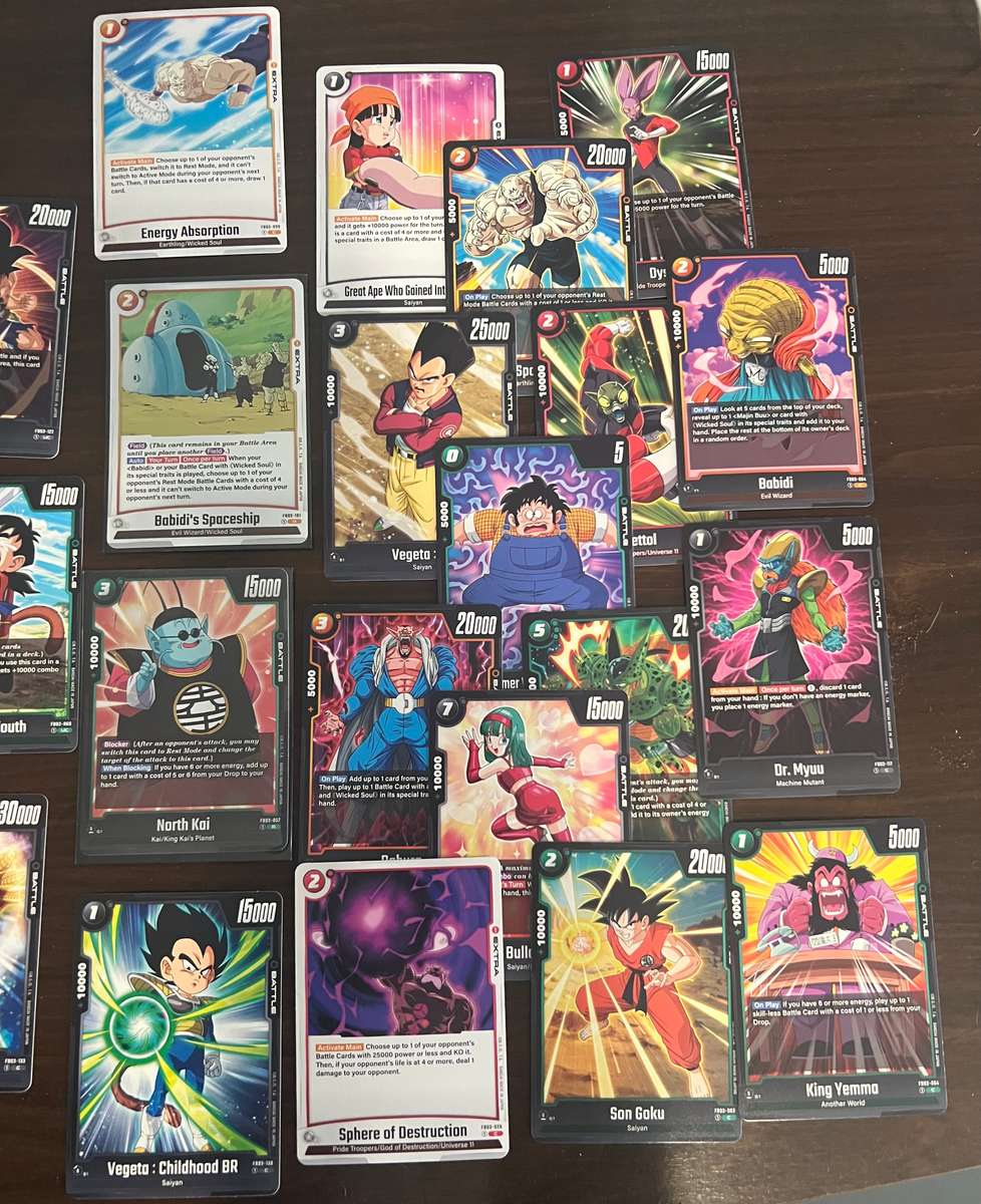 Dragon Ball Z Trading card bundle
