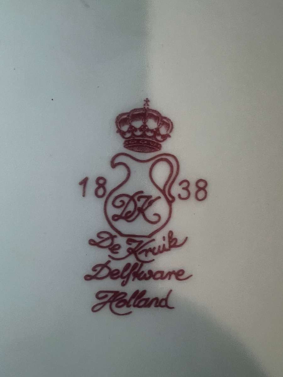 De Kruik Delfware Holland plate