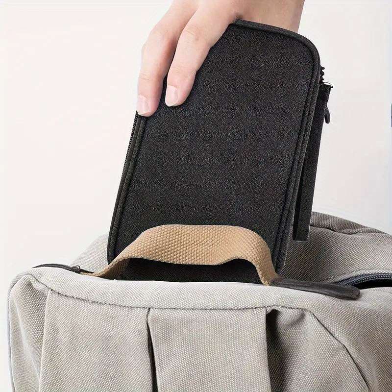Waterproof 8 Compartment Travel Organizer Durable Multi-Sized Pockets For Electronics And Accesso