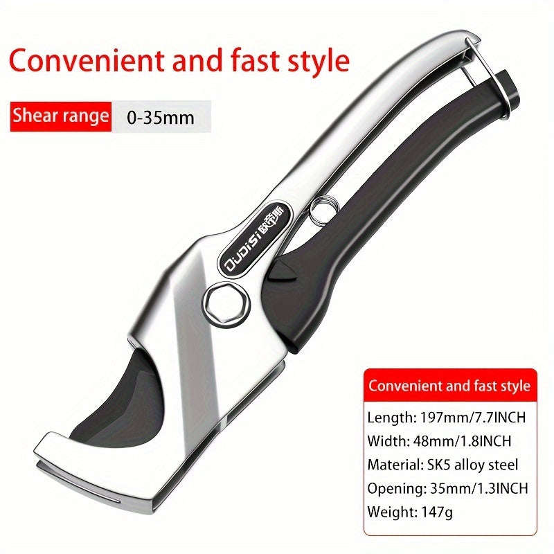 Premium Fast Pvc Pipe Cutter - High Efficiency Ppr And Aluminum Plastic Scissors - Durable Water Pip