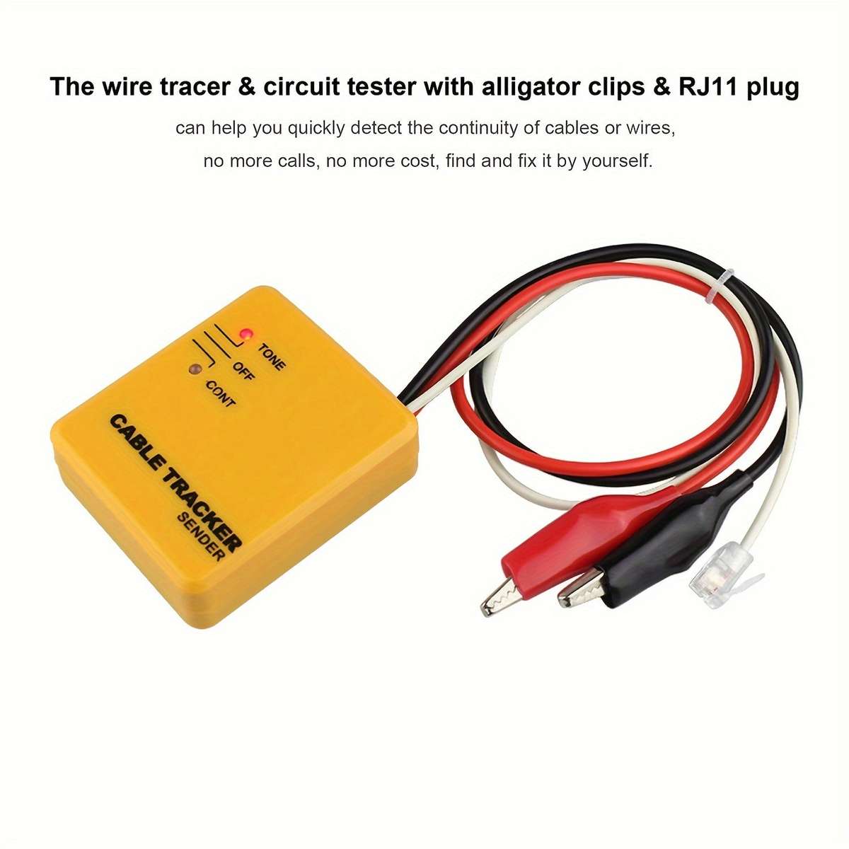 Line Tracer Cable Finder Tone Generator Probe Tracer Anti-Interference Multi-Finder Tone Transmit
