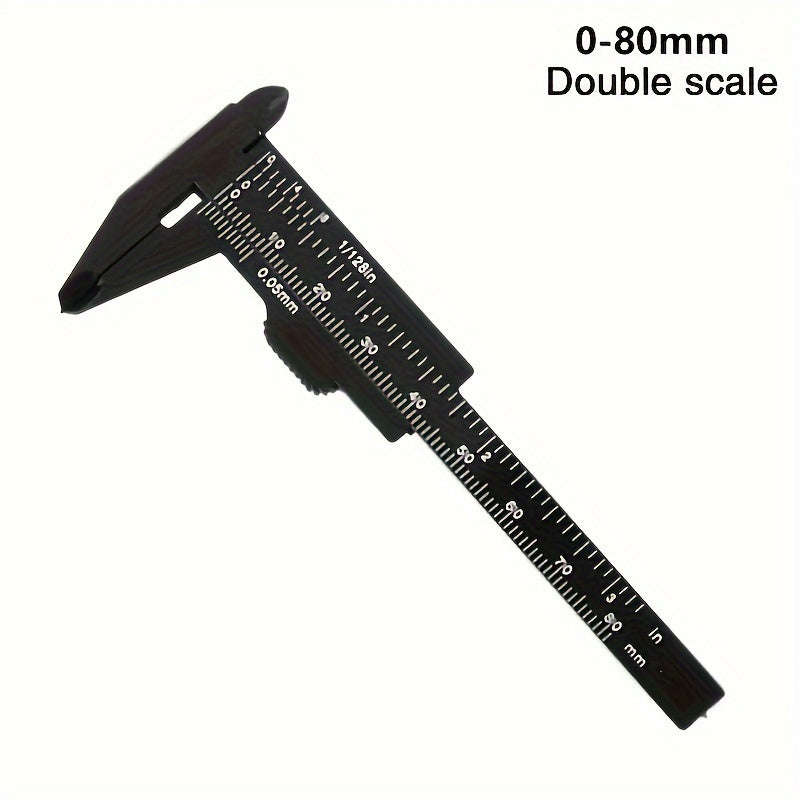 1Pc Mini Plastic Vernier Caliper Precision Measuring Tool For Jewelry Pendants And Small Objects