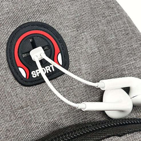 New Fashion Chest Bag Men's S Messenger Bag Canvas Shoulder Bag Chest Bag [Random Pull Head Directio