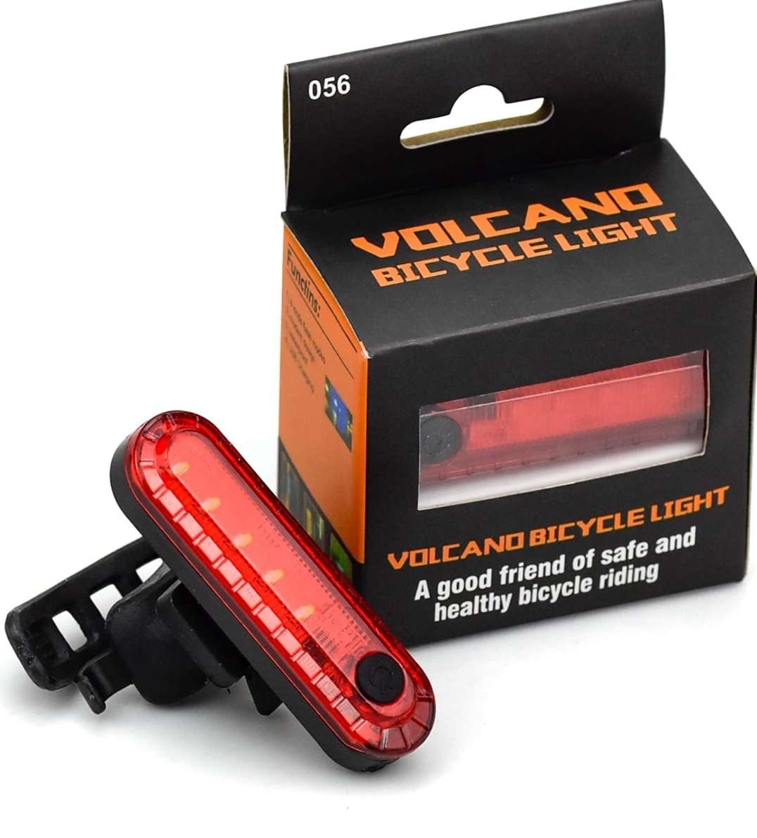 Rechargeable Bicycle Back Light Red