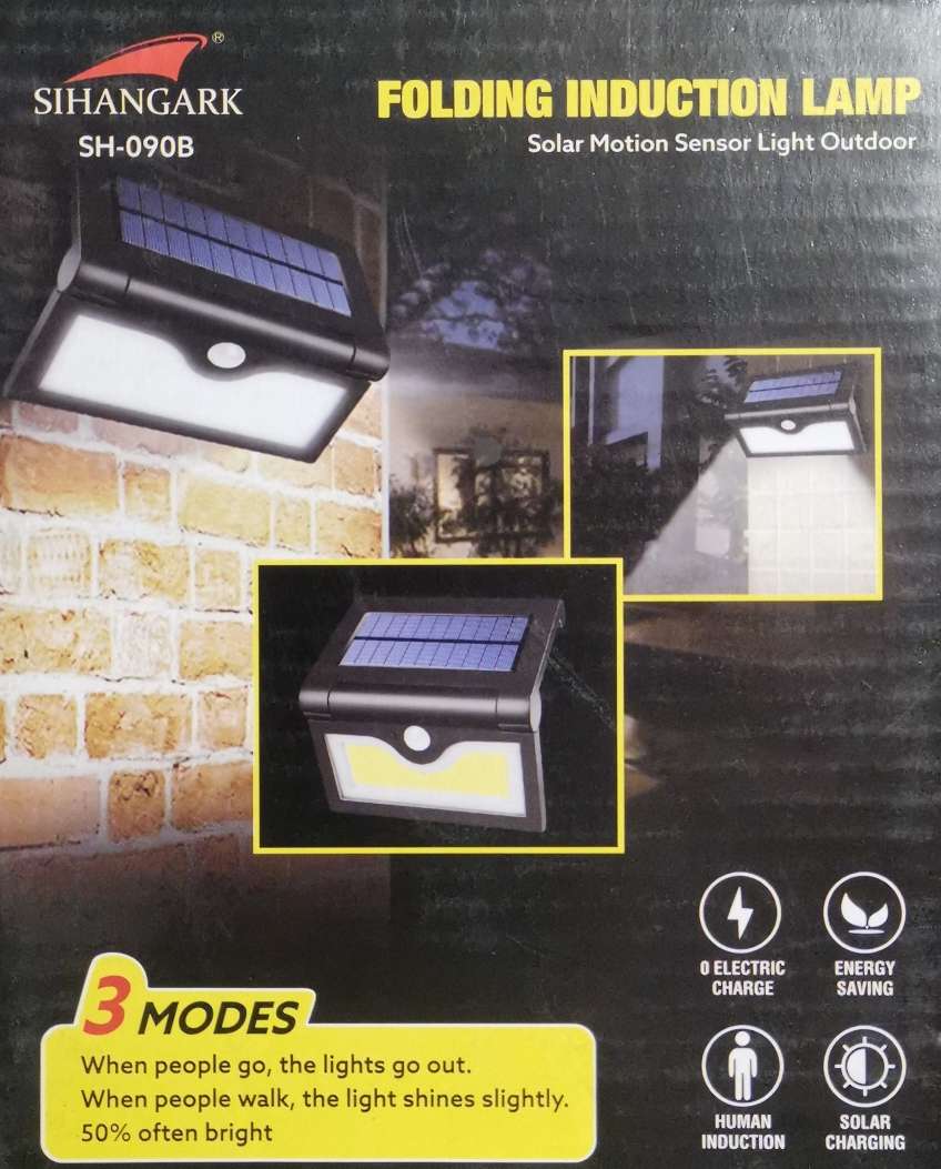 LED Folding Induction Lamp Solar Body Outdoor Waterproof Motion Sensing