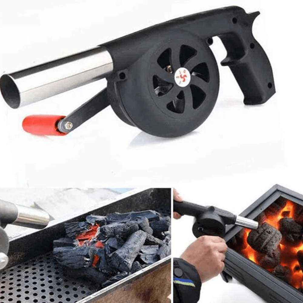 Portable Hand Blower For Bbq, Camping And Fire-Building - Efficient And Easy-To-Use Stove Accessory