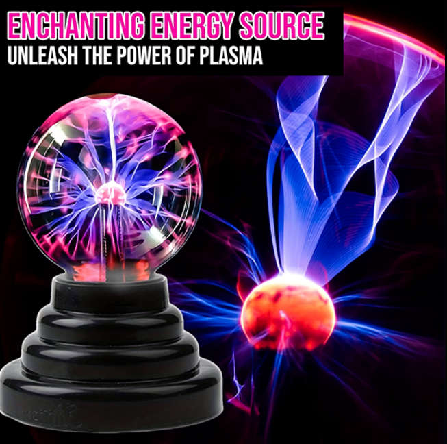 Plasma Ball Lamp Electronic Touch And Sound Sensitive Lightning Glass Dry Lava Lamp