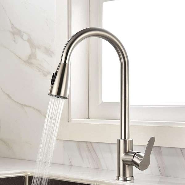 Kitchen Pull-out Retractable Rotating Faucet